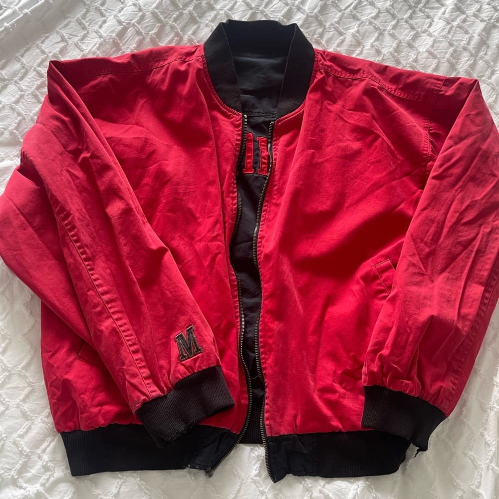 Vintage Marlboro Reversible Bomber